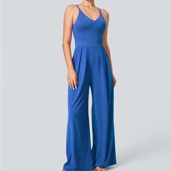 HALARA Vibrant Blue Jumpsuit Size M - Picture 5 of 15